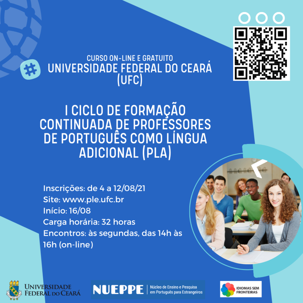 Inscrições abertas para curso de formação continuada de professores de