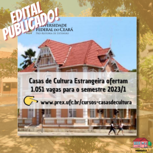 Casas de Cultura da UFC vão abrir 957 vagas para cursos de idiomas